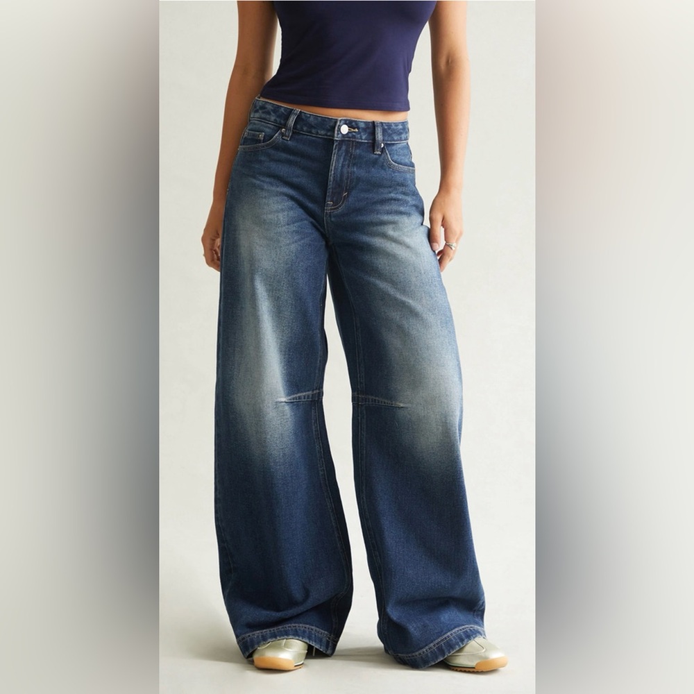 PacSun Dark Indigo Baggy Jeans - Remi Baggy Barrel